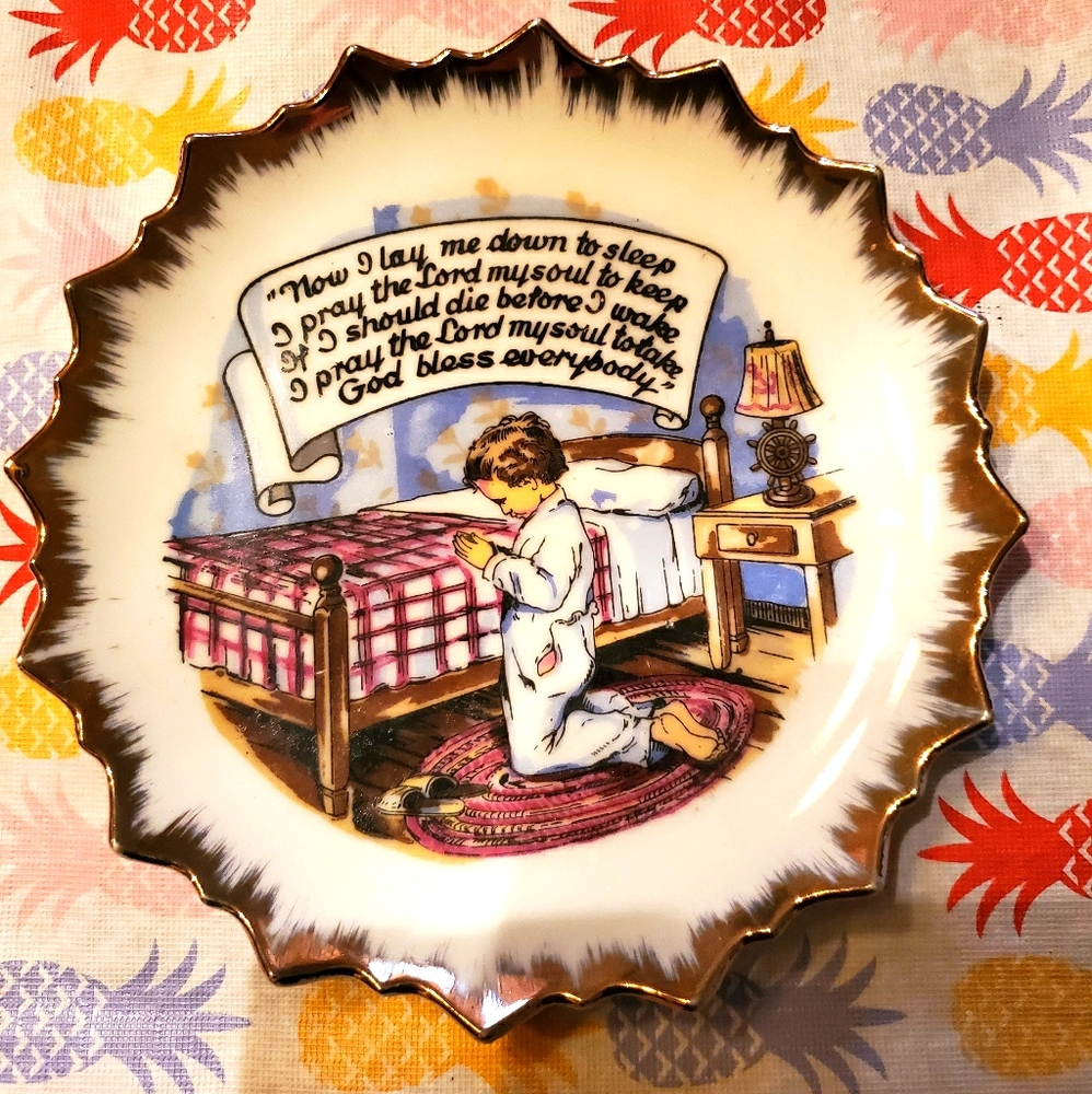 Collectible Hand Painted MI Prayer Wall Plaque